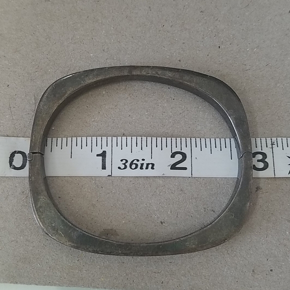 Sterling Silver and Alabaster Square Bracelet - Picture 6 of 6